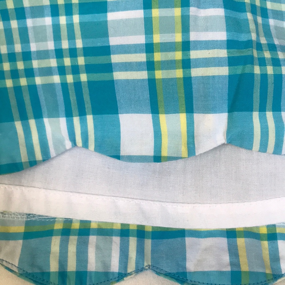 Lilly Pulitzer girls size 6 blue plaid dress - Picture 5 of 7